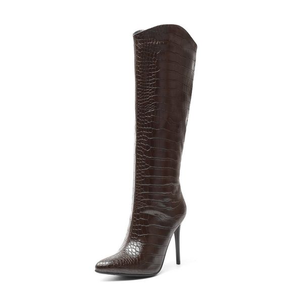 black brown white pointed toe stiletto heel knee high boots for women faux leather boots 2019 winter long drop shipping
black brown white pointed toe stiletto heel knee high boots for women faux leather boots 2019 winter long drop shipping