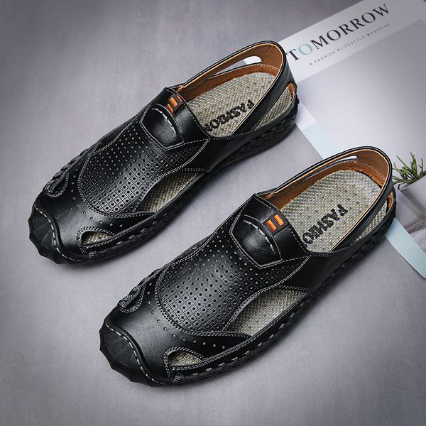 soft genuine leather men sandals outdoor closed toe beach trekking sandal comfortable summer plus size casual shoes
soft genuine leather men sandals outdoor closed toe beach trekking sandal comfortable summer plus size casual shoes