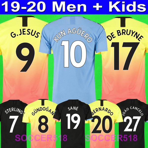 2019 2020 g. jesus manchester zinchenko bernardo silva city kun agüero de bruyne kids soccer jerseys kits maillots de football tshirts, Black;yellow
2019 2020 g. jesus manchester zinchenko bernardo silva city kun agüero de bruyne kids soccer jerseys kits maillots de football tshirts, Black;yellow