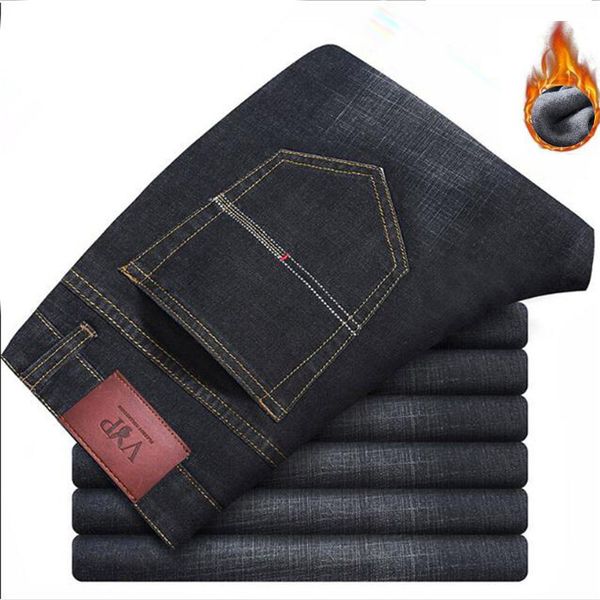 winter jeans thicken fleece men jeans long trouser new men warm straight flocking trousers jean male, Blue
winter jeans thicken fleece men jeans long trouser new men warm straight flocking trousers jean male, Blue