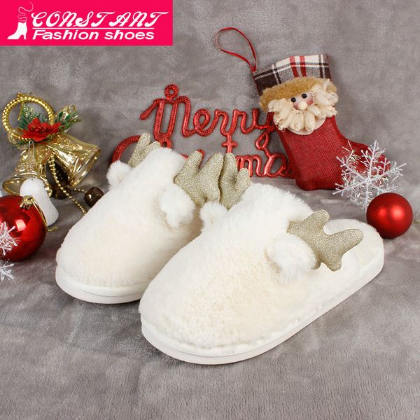 new winter anti-skid rubber base christmas deer keep warm women cotton indoor slippers bag and home slippers shoes, Black
new winter anti-skid rubber base christmas deer keep warm women cotton indoor slippers bag and home slippers shoes, Black
