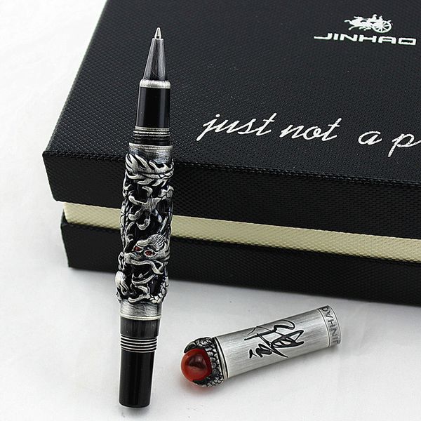 new jinhao dragon king vintage rollerball pen, unique metal embossing hi-tech, ancient gray color business office home supplies
new jinhao dragon king vintage rollerball pen, unique metal embossing hi-tech, ancient gray color business office home supplies