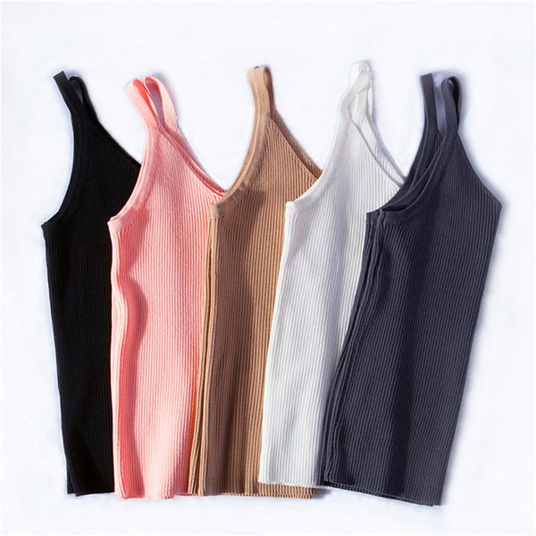 woman tanks woman tanks 2019 spring crop knitted women soft v neck female sleeveless vest streetwear camis, White
woman tanks woman tanks 2019 spring crop knitted women soft v neck female sleeveless vest streetwear camis, White