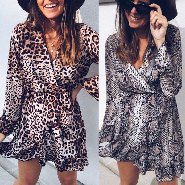 women lady leopard snakeskin skirts long sleeve evening party cocktail short mini skirts, Black
women lady leopard snakeskin skirts long sleeve evening party cocktail short mini skirts, Black