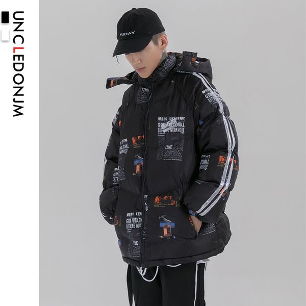 uncledonjm cotton padded puffer parkas streetwear winter hip hop harajuku casual thick warm parka hooded winter jackets men l001, Black
uncledonjm cotton padded puffer parkas streetwear winter hip hop harajuku casual thick warm parka hooded winter jackets men l001, Black