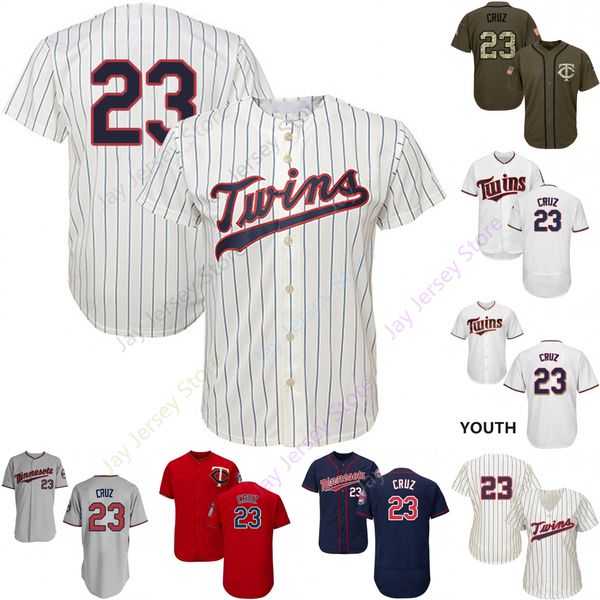 Custom Minnesota 23 Nelson Cruz Jersey Twins Jerseys Cool Base Flexbase White Black Red Grey Home Away Men Women Youth All Stitched
Custom Minnesota 23 Nelson Cruz Jersey Twins Jerseys Cool Base Flexbase White Black Red Grey Home Away Men Women Youth All Stitched