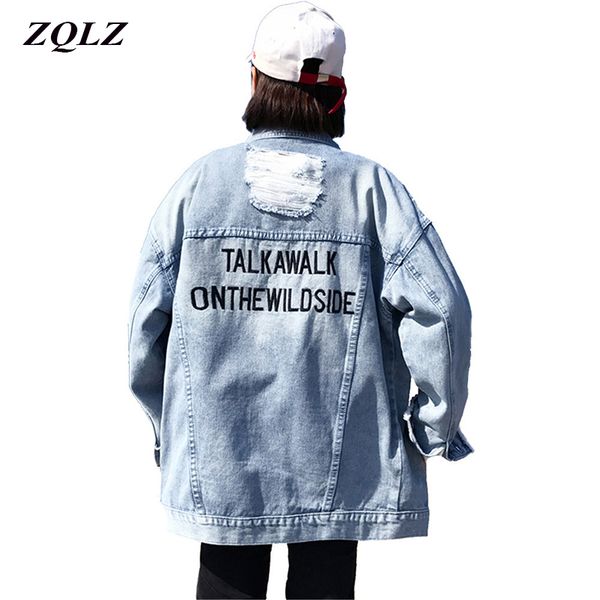 zqlz spring denim jacket women 2020 new embroidery letter single breasted fashion vintage casual autumn coat mujer, Black;brown
zqlz spring denim jacket women 2020 new embroidery letter single breasted fashion vintage casual autumn coat mujer, Black;brown