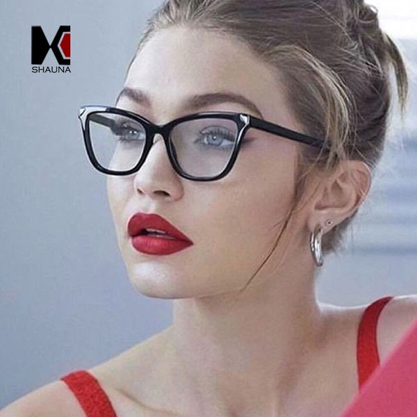 shauna classic metal nail decoration eyeglasses optical frame women fashion cat eye glasses myopia, Black
shauna classic metal nail decoration eyeglasses optical frame women fashion cat eye glasses myopia, Black