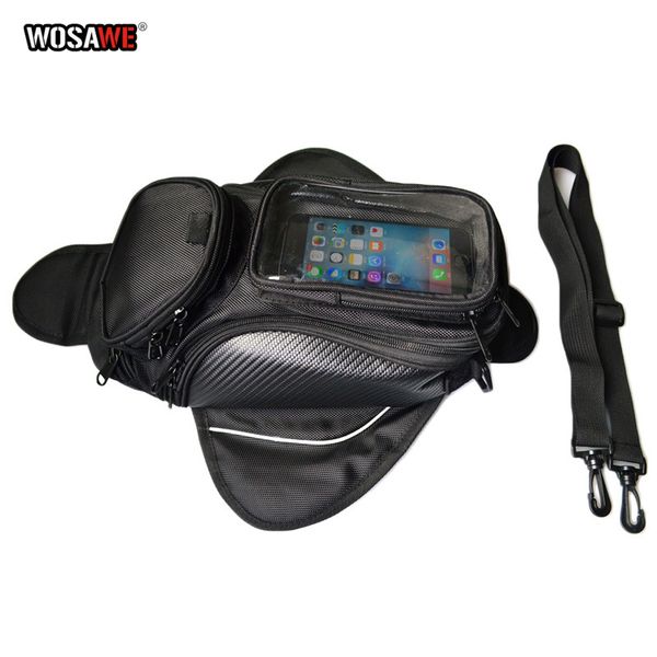 wosawe motorcycle tank bag magnetic oil fuel tank bag motorbike tail bike saddle motorcycle big screen for phone / gps
wosawe motorcycle tank bag magnetic oil fuel tank bag motorbike tail bike saddle motorcycle big screen for phone / gps