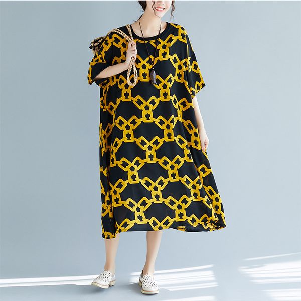 will code block dress fat younger sister 2019 western style easy age reduction fashionable long the new skirt, White;black
will code block dress fat younger sister 2019 western style easy age reduction fashionable long the new skirt, White;black