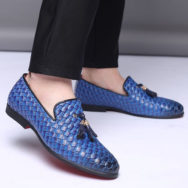 2019 plus size men leather shoes breathable casual male weave shoes man wedding formal driving designer fashion loafers, Black
2019 plus size men leather shoes breathable casual male weave shoes man wedding formal driving designer fashion loafers, Black