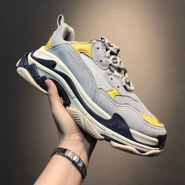 new triple s dsm white yellow blue casual shoe men women sneaker mixed colors thick heel grandpa trainer shoes double box, Black
new triple s dsm white yellow blue casual shoe men women sneaker mixed colors thick heel grandpa trainer shoes double box, Black