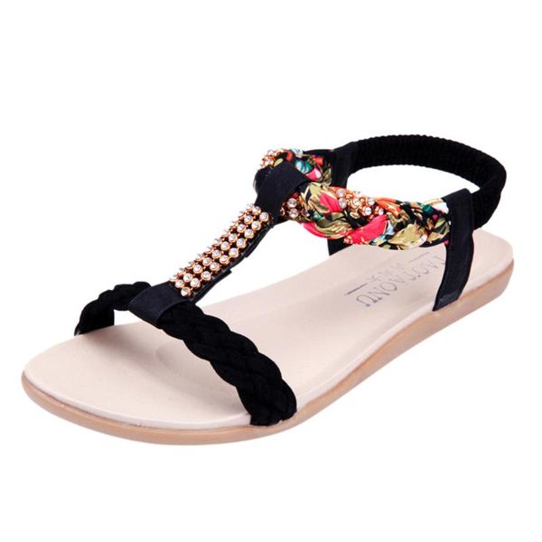 sagace women ladies fashion bohemian style loafers casual crystal flats shoes sandals summer ladies shoes, Black
sagace women ladies fashion bohemian style loafers casual crystal flats shoes sandals summer ladies shoes, Black