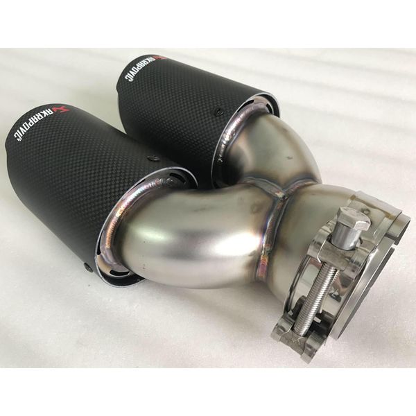 1 pc car modification akrapovic universal dual sandy automobile exhaust pipe muffler tip for 3 series
1 pc car modification akrapovic universal dual sandy automobile exhaust pipe muffler tip for 3 series