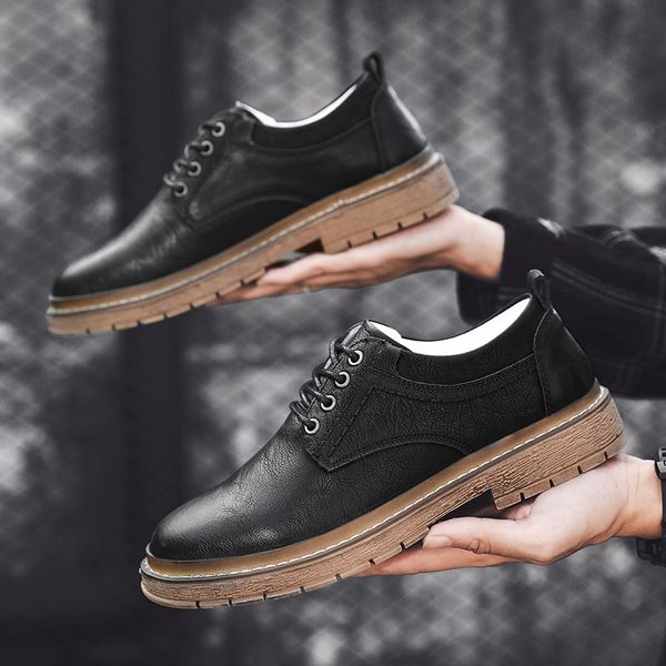 big size brand breathable men's oxford shoes dress shoes men flats fashion genuine leather casual work, Black
big size brand breathable men's oxford shoes dress shoes men flats fashion genuine leather casual work, Black