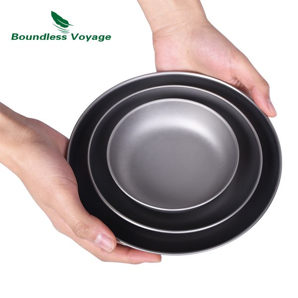 boundless voyage titanium dish plate saucer ultralight durable pan dinner set outdoor camping tableware for fruit sauce
boundless voyage titanium dish plate saucer ultralight durable pan dinner set outdoor camping tableware for fruit sauce