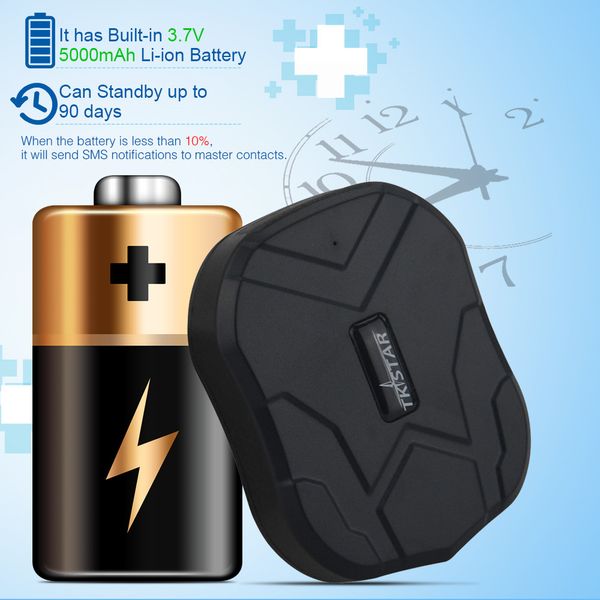 waterproof car gps tracker tk905 magnet vehicle rastreador gps 5000mah battery standby 90days lifetime tracking/app
waterproof car gps tracker tk905 magnet vehicle rastreador gps 5000mah battery standby 90days lifetime tracking/app