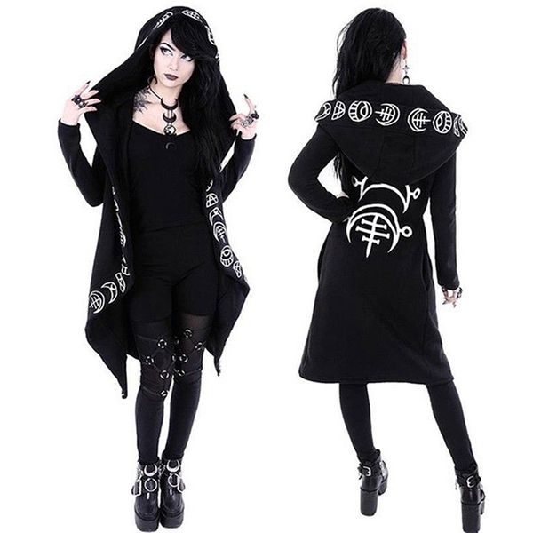 costumes jacket ladies coat wizard womens hooded witch black s~5xl long sleeve gothic punk, Black;brown
costumes jacket ladies coat wizard womens hooded witch black s~5xl long sleeve gothic punk, Black;brown