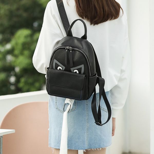 2019 cute eye design women backpack natural 100% real genuine cow leather ladies girls book bag cowhide leather bagpack
2019 cute eye design women backpack natural 100% real genuine cow leather ladies girls book bag cowhide leather bagpack