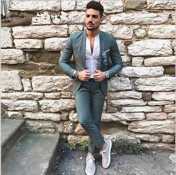 new latest designers green men suits for wedding slim fit groomsmen one button tuxedos formal prom evening blazer suits (jacket+pants) 738, Black;gray
new latest designers green men suits for wedding slim fit groomsmen one button tuxedos formal prom evening blazer suits (jacket+pants) 738, Black;gray