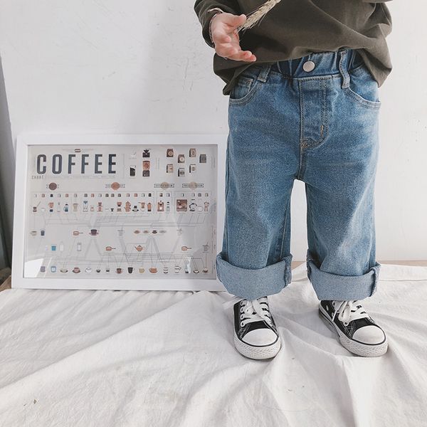 spring autumn kids fashion wide leg denim pants korean style boys all-match loose rolled edge jeans, Blue
spring autumn kids fashion wide leg denim pants korean style boys all-match loose rolled edge jeans, Blue