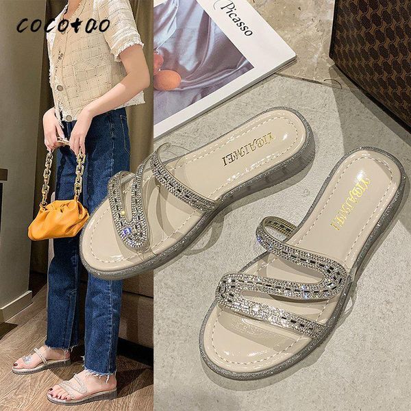 fairy style fashion rhinestone two wear sandals women 2020 summer new fashion gentle wild word sandals and slippers women, Black
fairy style fashion rhinestone two wear sandals women 2020 summer new fashion gentle wild word sandals and slippers women, Black