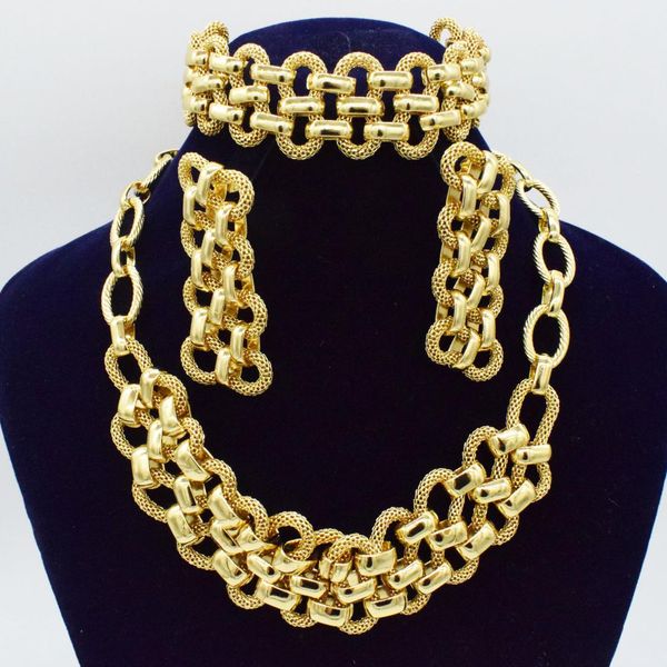 fashion wedding dubai africa nigeria african jewelry set gold-color necklace earrings romantic woman bridal jewelry sets, Silver
fashion wedding dubai africa nigeria african jewelry set gold-color necklace earrings romantic woman bridal jewelry sets, Silver