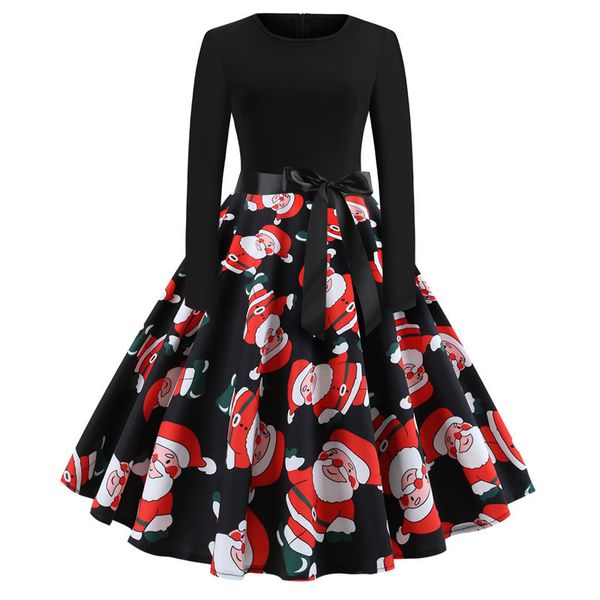 vintage dress casual christmas santa winter dresses women robe swing pinup elegant party dress vestidos plus size costume, Silver
vintage dress casual christmas santa winter dresses women robe swing pinup elegant party dress vestidos plus size costume, Silver