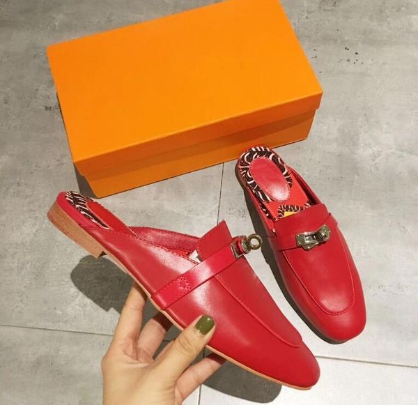 fashion mules princetown men women slippers mules flats genuine leather designer fashion metal chain ladies casual shoe us 5-8, Black
fashion mules princetown men women slippers mules flats genuine leather designer fashion metal chain ladies casual shoe us 5-8, Black