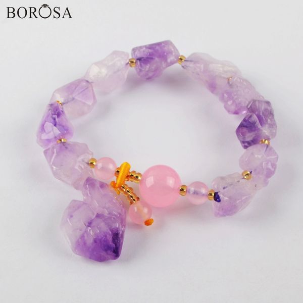borosa natural amethysts orm rough purple crystal quartz beads bracelet jewelry new arrival charm bracelet for women wx1287, Golden;silver
borosa natural amethysts orm rough purple crystal quartz beads bracelet jewelry new arrival charm bracelet for women wx1287, Golden;silver