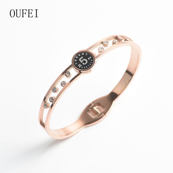 oufei stainless steel bracelet love couple bracelet bangle for women rose gold rhinestones coin simple 5 dimes jewelry, Black
oufei stainless steel bracelet love couple bracelet bangle for women rose gold rhinestones coin simple 5 dimes jewelry, Black