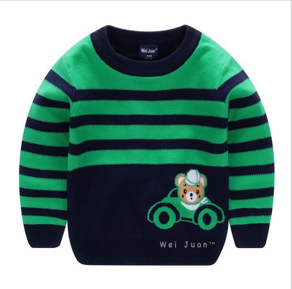 boy's sweater mid autumn/winter 2007 new double layer cotton sweater stripe small bear pattern 85-125cm, Blue
boy's sweater mid autumn/winter 2007 new double layer cotton sweater stripe small bear pattern 85-125cm, Blue