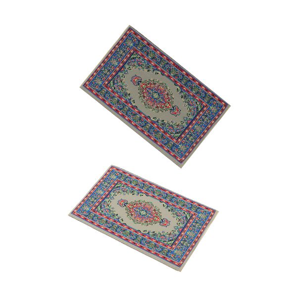2 pieces 1/12 dollhouse miniature rug turkish style carpet floor door covering rugs decor blue
2 pieces 1/12 dollhouse miniature rug turkish style carpet floor door covering rugs decor blue