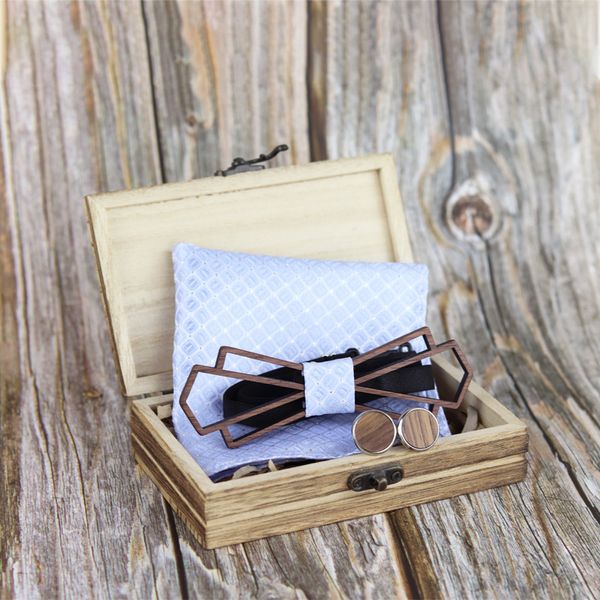 novelty men hollow out carved wood bow tie handkerchief cufflinks box neck tie set vintage wedding christmas party gift bowtie, Black;gray
novelty men hollow out carved wood bow tie handkerchief cufflinks box neck tie set vintage wedding christmas party gift bowtie, Black;gray