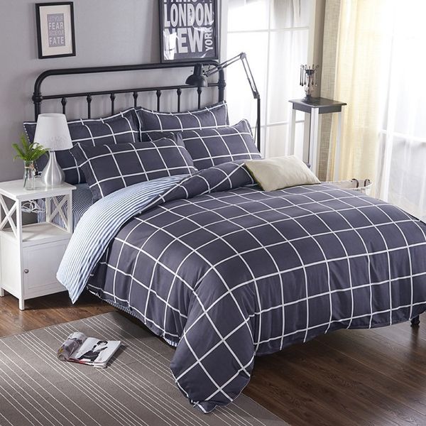 contemporary and contracted bedding is comfortable classic checked grain bedding is covered sheet pillowcase
contemporary and contracted bedding is comfortable classic checked grain bedding is covered sheet pillowcase