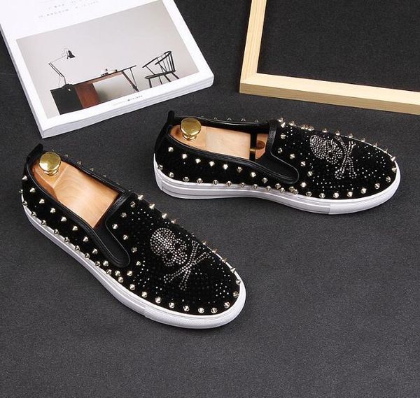 2018 men shoes men casual barber casual shoes human skeleton rivet stylist mens designer shoes men luxury loafers gg7921, Black
2018 men shoes men casual barber casual shoes human skeleton rivet stylist mens designer shoes men luxury loafers gg7921, Black