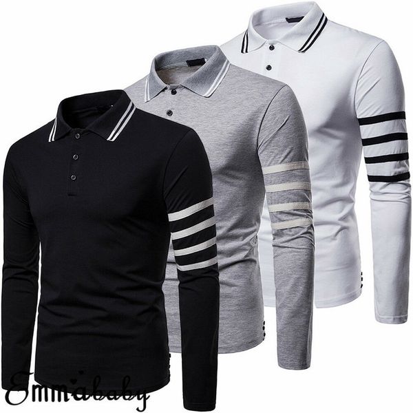 2019 new style fashion men's long sleeve button slim fit casual stripe clothing muscle shirts, White;black
2019 new style fashion men's long sleeve button slim fit casual stripe clothing muscle shirts, White;black