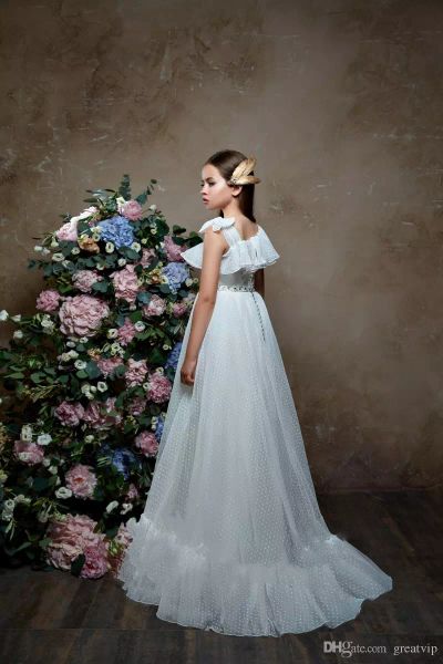 pentelei 2019 flower girl dresses a line beads bow floor length sleeveless spaghetti little girl christmas pageant dress, White;blue
pentelei 2019 flower girl dresses a line beads bow floor length sleeveless spaghetti little girl christmas pageant dress, White;blue