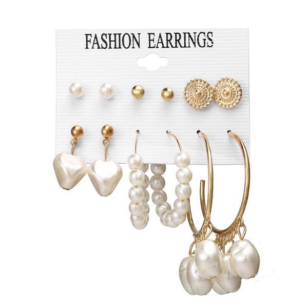 women earrings set acrylic pearl earrings for women bohemian 2020 new brincos fashion jewelry accesorios mujer a1, Silver
women earrings set acrylic pearl earrings for women bohemian 2020 new brincos fashion jewelry accesorios mujer a1, Silver