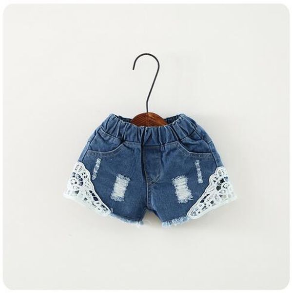 kids girls shorts european style ripped jeans girl leisure loose denim pants solid kids short pants children clothing lace 2-15t, Blue
kids girls shorts european style ripped jeans girl leisure loose denim pants solid kids short pants children clothing lace 2-15t, Blue