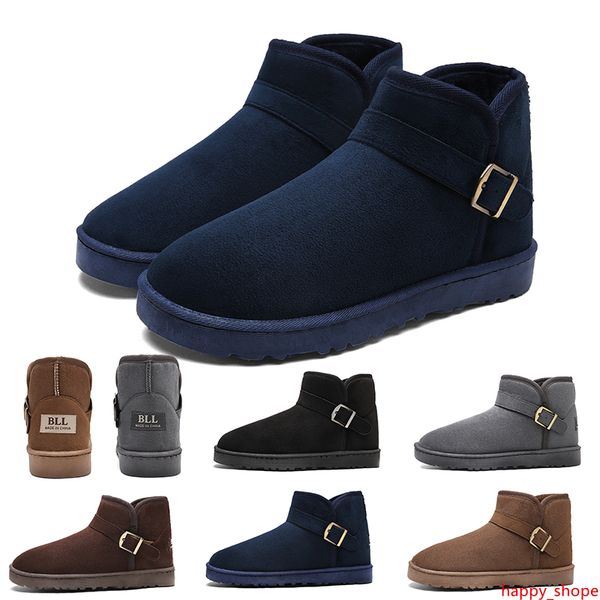 fashion winter boots mens women grils snow ankle boots triple black chestnut grey grown blue leather designer booties 36-45 made in chn
fashion winter boots mens women grils snow ankle boots triple black chestnut grey grown blue leather designer booties 36-45 made in chn