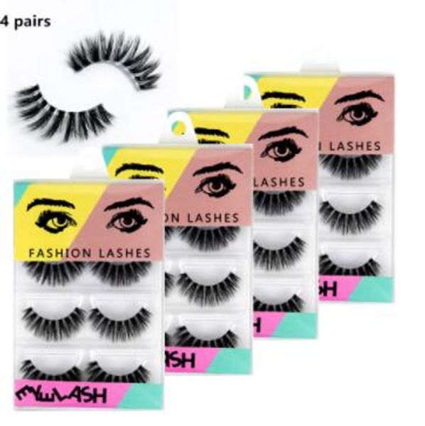 new 4 pairs lashes 3d mink strip lash reusable false eyelashes dramatic lashes lightweight invisible band eye lashes cilios
new 4 pairs lashes 3d mink strip lash reusable false eyelashes dramatic lashes lightweight invisible band eye lashes cilios