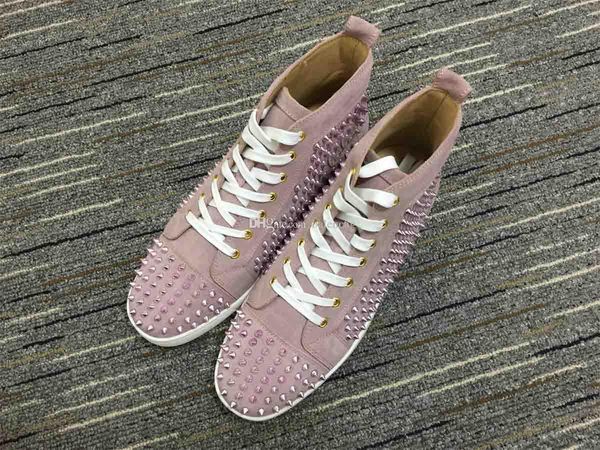 2019 designer suede sneakers studded spikes shoes flat trainers red bottom shoes high with spiked men shoes,luxe-brand couple shoes whol, Black
2019 designer suede sneakers studded spikes shoes flat trainers red bottom shoes high with spiked men shoes,luxe-brand couple shoes whol, Black