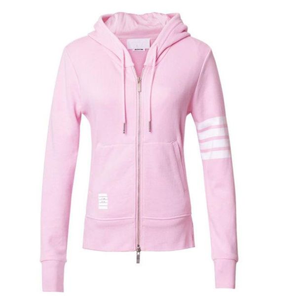 осень зима высококачественный петлевой трикотаж трикотаж tb thom color pink engineered 4-bar zip-up hoodie спортивная толстовка женская кори, Black;brown
осень зима высококачественный петлевой трикотаж трикотаж tb thom color pink engineered 4-bar zip-up hoodie спортивная толстовка женская кори, Black;brown