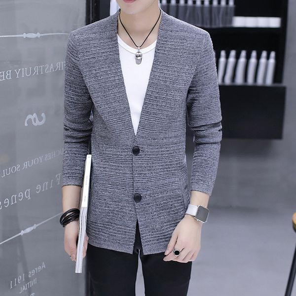 gray black navy men sweater long sleeves pocket v-neck cardigan casual new fashion mens sweaters, White;black
gray black navy men sweater long sleeves pocket v-neck cardigan casual new fashion mens sweaters, White;black