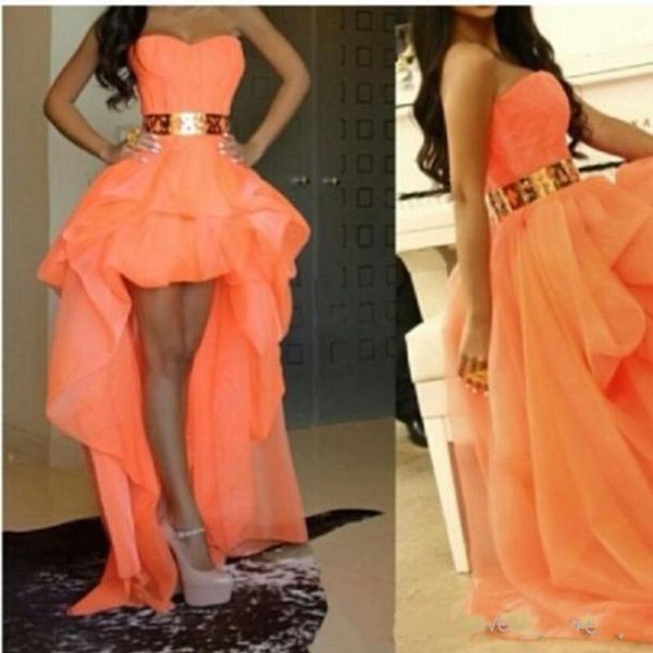 new fashion strapless prom dresses custom made short front long back prom dress off the shoulder sleeveless formal evening party gowns wh5, Black
new fashion strapless prom dresses custom made short front long back prom dress off the shoulder sleeveless formal evening party gowns wh5, Black