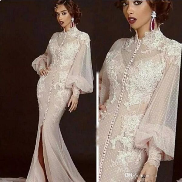 arabic moroccan mermaid evening dresses long sleeve high neck lace bottons split prom gowns dubai caftan plus size formal dress abendkleider, Black;red
arabic moroccan mermaid evening dresses long sleeve high neck lace bottons split prom gowns dubai caftan plus size formal dress abendkleider, Black;red