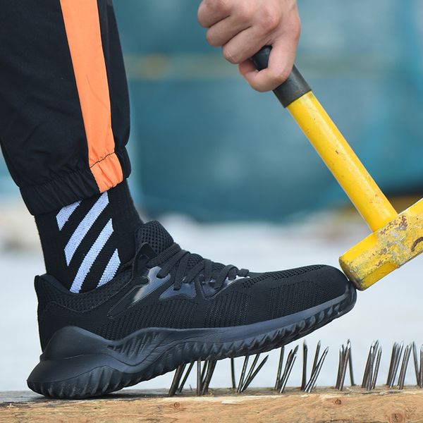 2019 new 36-48 breathable work shoes men's anti-smashing and anti-piercing steel head wear-resistant non-slip solid safety shoes, Black
2019 new 36-48 breathable work shoes men's anti-smashing and anti-piercing steel head wear-resistant non-slip solid safety shoes, Black