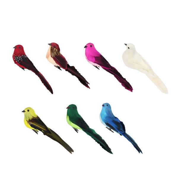 7x artificial small decorative foam birds for crafts garden, with clip easy attachment on the tree or standing
7x artificial small decorative foam birds for crafts garden, with clip easy attachment on the tree or standing