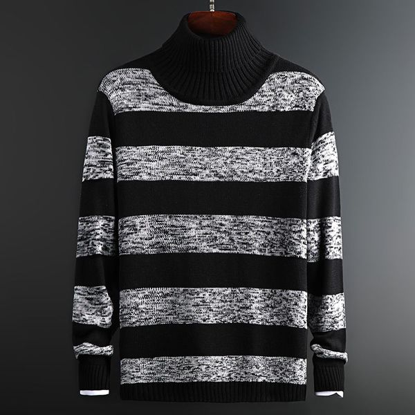 2019 new fashion brand sweater mens pullovers turtleneck slim fit jumpers knit striped autumn korean style casual men clothes, White;black
2019 new fashion brand sweater mens pullovers turtleneck slim fit jumpers knit striped autumn korean style casual men clothes, White;black